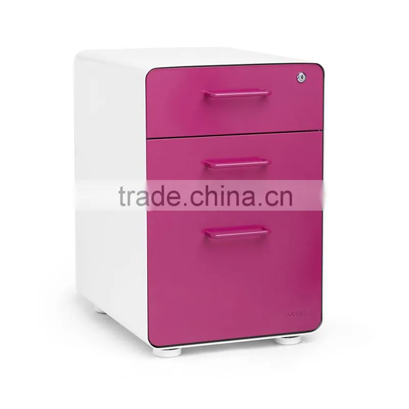 Luoyang steel mobile filing cabinet for office/movable pedestal