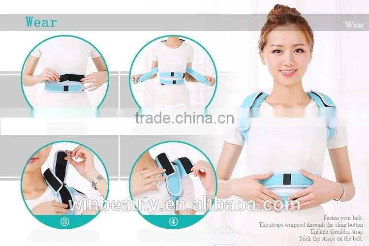 Professional Adult Aluminium Alloy keel Back Posture Corrector Band for health