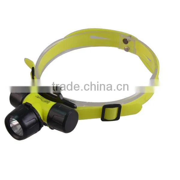 YT-59 Rubber Head IP68 Diving 50M XPE Diving Headlamp