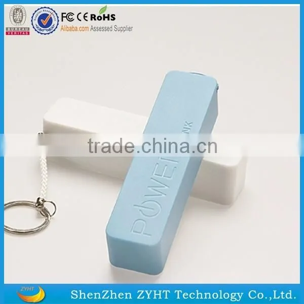 Hot diy portable power bank 2600mah lipstic power bank