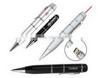 1gb 2gb 4gb usb ballpoint pen drive with led light