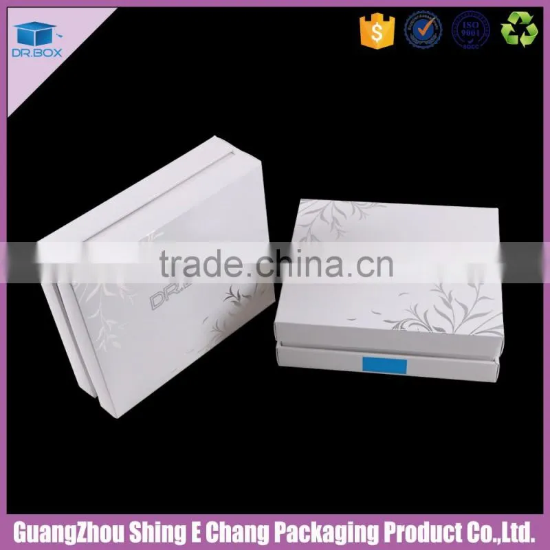 Luxury paperboard cosmetics suit packing with blister insert