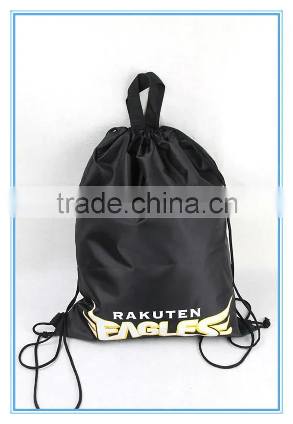 2014 wholesale nylon drawstring bag for promotion