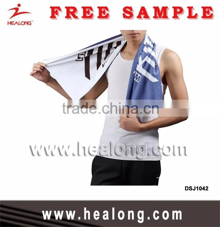 Healong Sublimation Customized Microfiber Towel Hand Towel Gym Yoga Sports Car Wash Hotel Bath Beach Towel Design