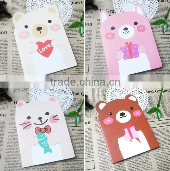 School notebook cute design diary book for kids Mini smiley diary