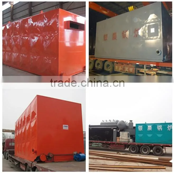 YLW industrial chain grate stoker water tube coal fired thermal oil boiler