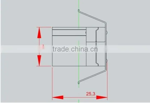 G9 The single wire inserting type lamp holder