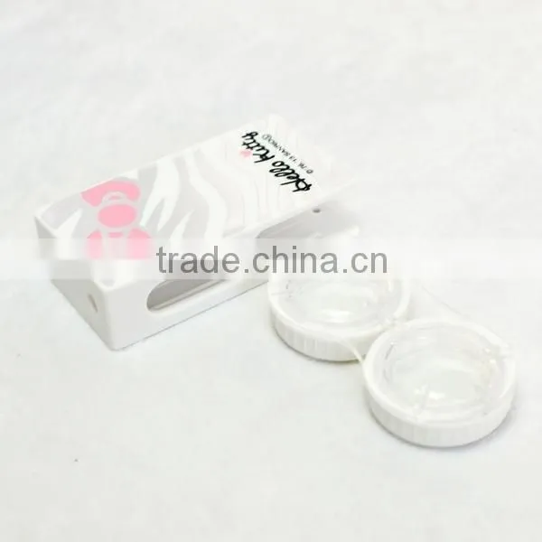 cute cartoon plastic double box glasses case eyewear case,storage box, display case