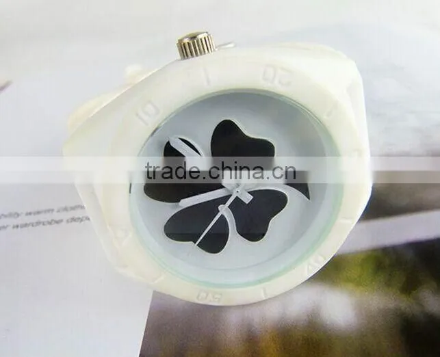 promotional large double face design your own plastic gift watch