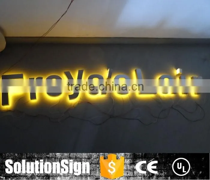 outdoor luminous billboard led sign light up led acrylic letters