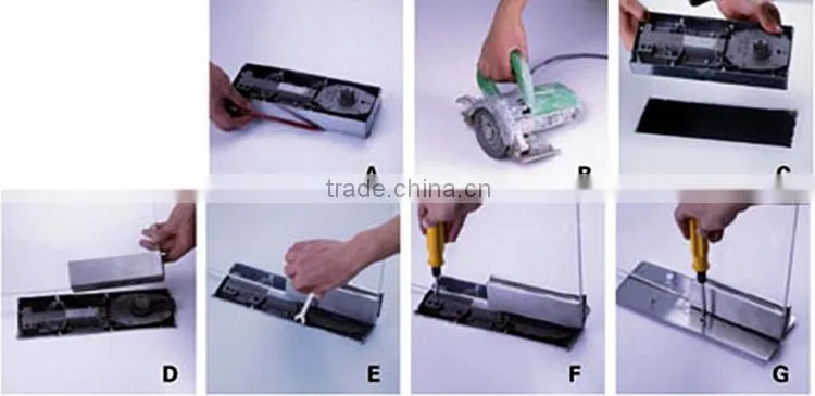 commerical door floor hinges floor springs heavy duty floor hinge spring (DL-85)