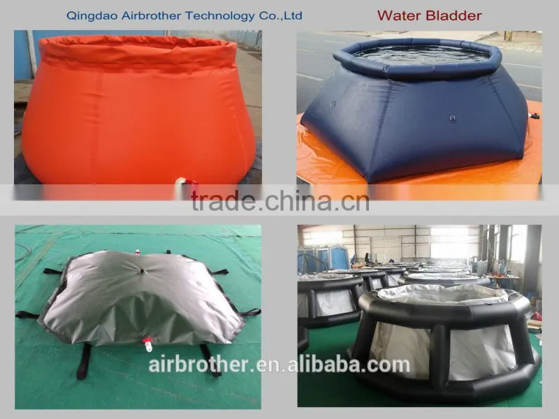 Inflatable wide span architecture membrane building tent