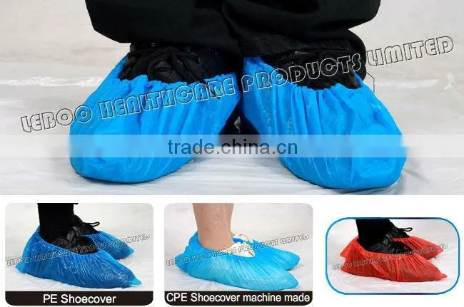 Disposable PE CPE protective shoe cover