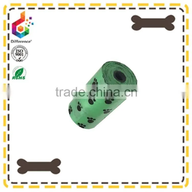 bio degradable plastic pet poop bag dog waste bag