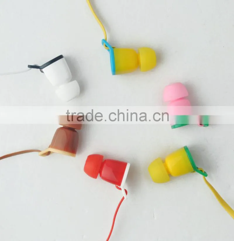 2015 new design super bass colorful earphone for mobile phone mp3 music