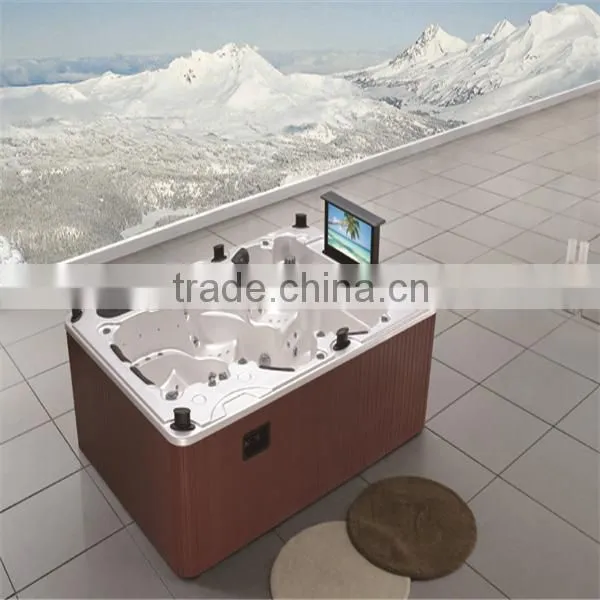 Balboa system home use hottub sex massage spa for 6persons with TV and pop up speaker