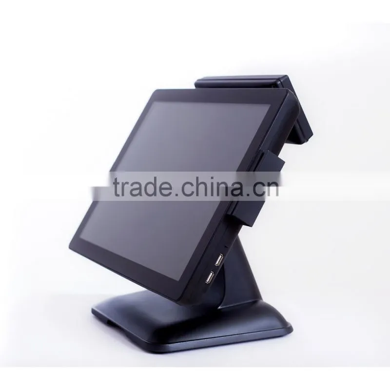 cheap supermarket iron shell touch screen pos machine