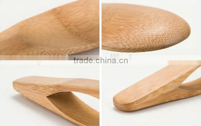 FDA bamboo food tongs bamboo bread tongs