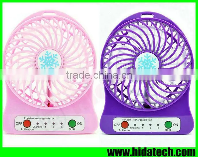 Hot Selling Powerful Wind Rechargeable Table Fan Portable Fan Hand Fan
