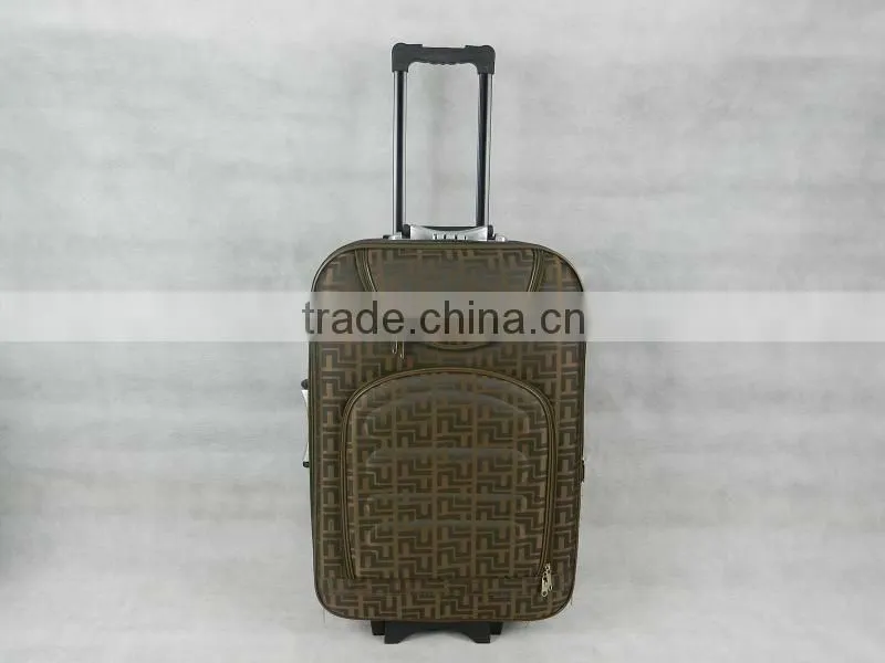 1pc promotional 22'' cabin luggage 600D1200D1680D polyester trolley luggage
