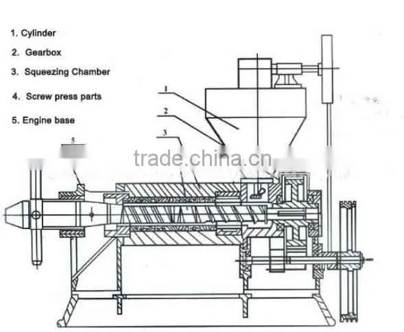 Many years experience factory price peanut oil press machine