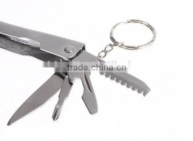 outdoor camping multi functional folding knife with LED
