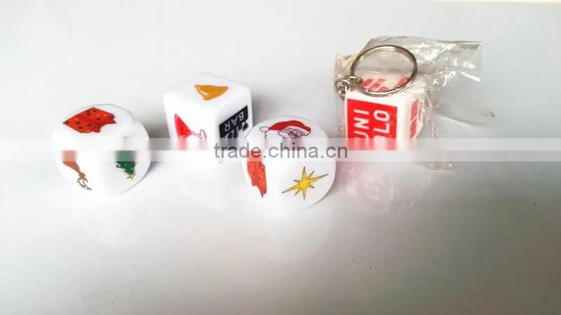 2.5CM Plastic Custom Printing Dice