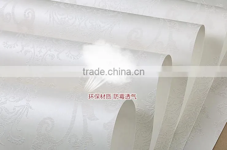 self adhesive embossed interior home wallpaper