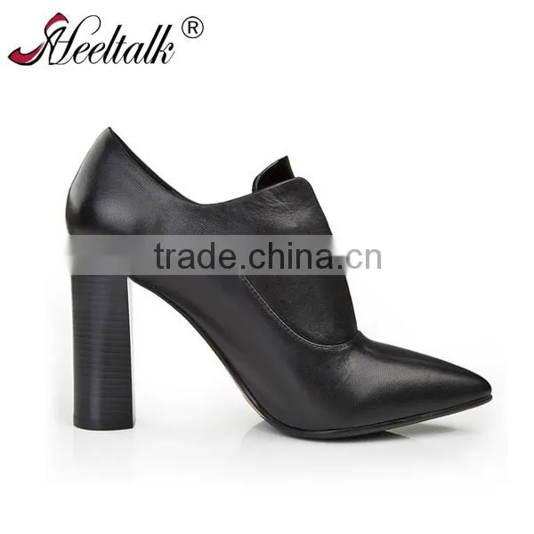 OEM ODM Bulk sell custom made wholesale pure leather boots for women tight high heel leather boots