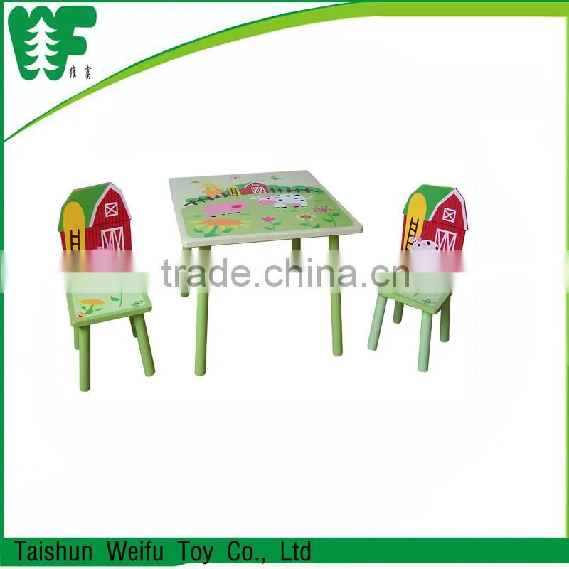 Child Wooden table and chair set