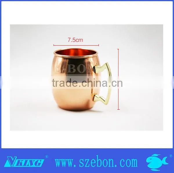 High quality classical stainless steel color mule mug for standard life