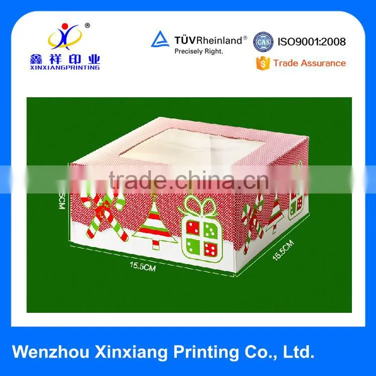 Christmas Series Cupcake and Dessert Packaging Boxes