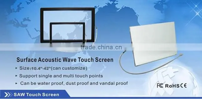 SAW technology,19" SAW touch screen panel kit for KIOSK