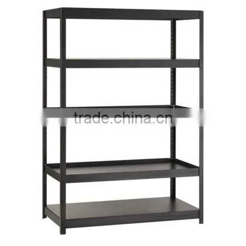 heavy duty supermarket metal storage store shelf with wheels