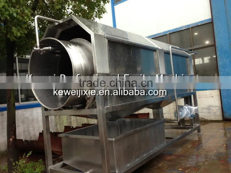 3 ton ZXJ-3 Model roller type cleaner(Industrial fruits washer)