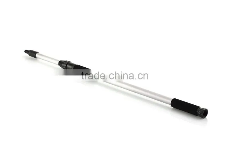 car brush with telescopic handle water flow through PVC soft bristles