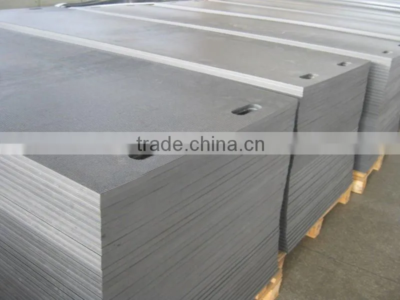 blue ground protection mat