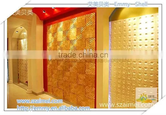 Formative capiz seashell wall panel shell wall tile