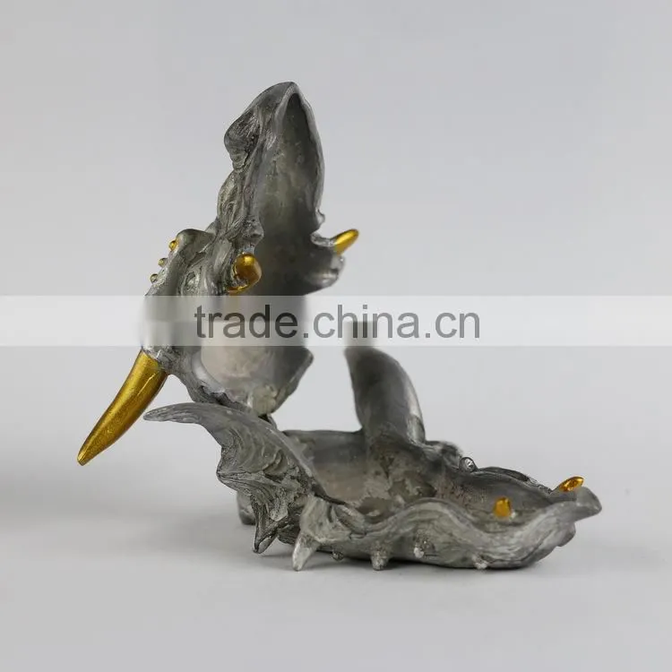 Metal trinket box dragon jewelry box