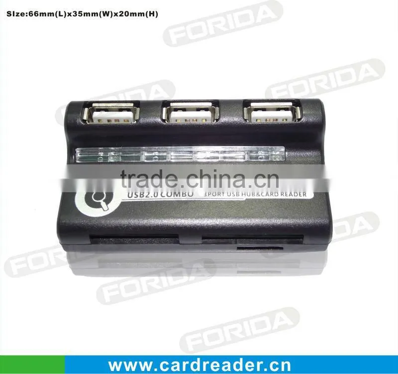 Patent Combo Card Reader Driver with 3 Port