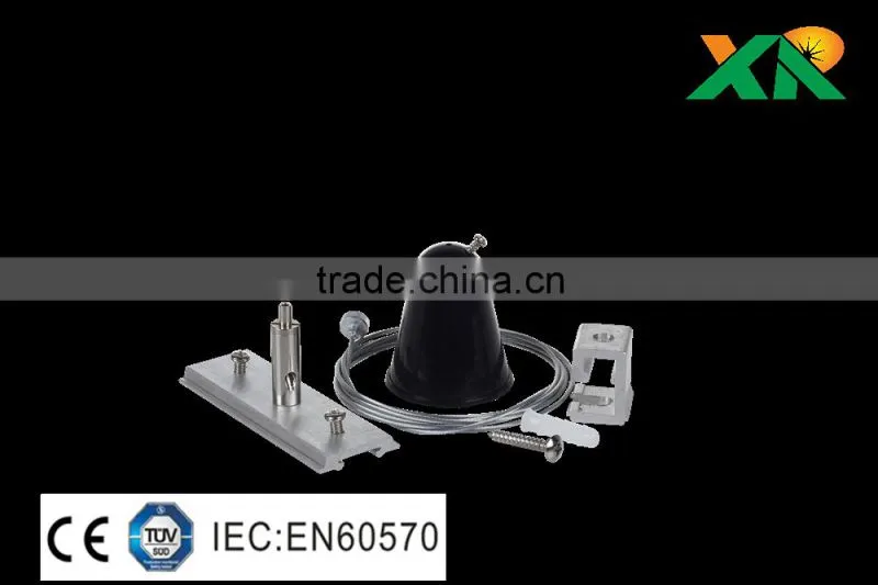 single phase 2 wires track suspension gears light fixture parts