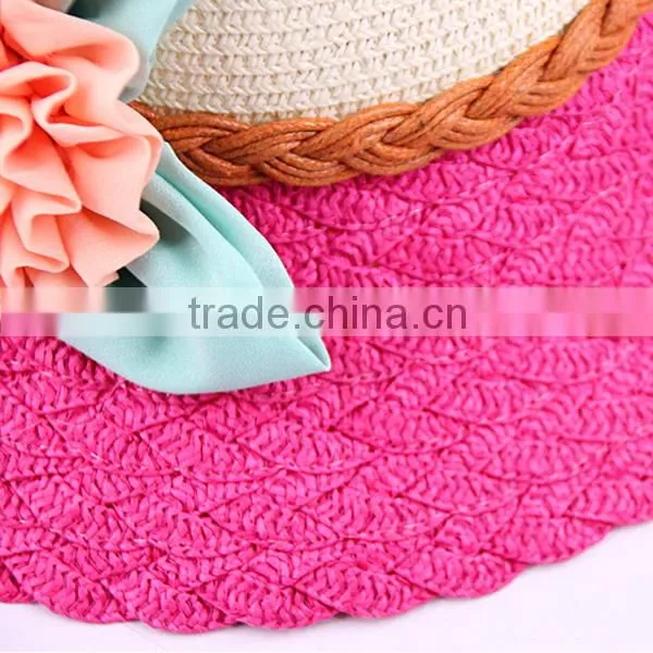 100% Madagascar raffia strawhats,handmade knitted hats straw hat for women JH