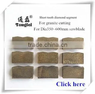 350mm/14" U teeth great sharpness diamond saw blade for granite