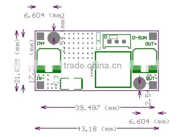 LM2596 LM2596S module with LED