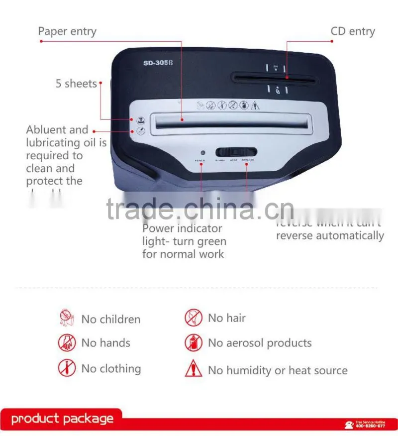 China hot perfect secret document office paper shredder from Zhejiang Hopu