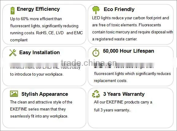 T5 LED fluorescent light 12w 900mm t5 led tube light for commercial lighting