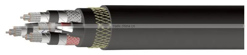 Type Shd-Pcg mining cable Cu/Epr/CPE 3/C 2kv ICEA S-75-381/NEMA WC-58