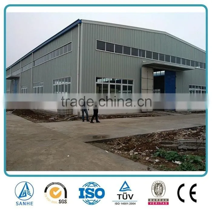 Large span durable prefabricated steel structure