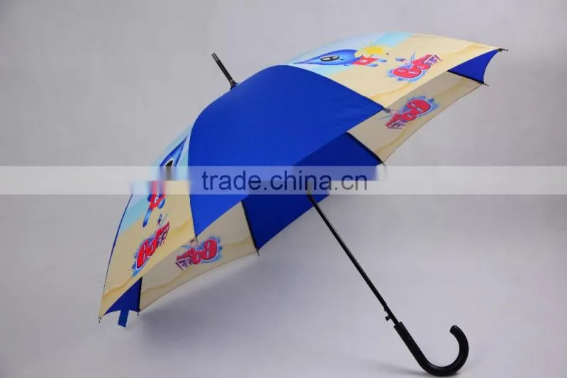Customized promotional logo gifts automatic rain straight umbrella