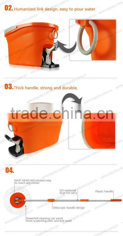 360 microfiber spin mop TOPOTO